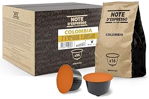 Note d'Espresso - Colombia - Cápsulas de Café compatibles con Cafeteras NESCAFE'* DOLCE GUSTO* - 96 caps