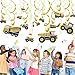 Produktbild Phogary Bau Geburtstag Party Dekorationen Wirbel und Spirale Lieferungen (30pack), Kindergeburtstag Startseite Decke Hängend Wand-Dekor für Dumper Truck Car Zone unter dem Motto Party Favors Dekor