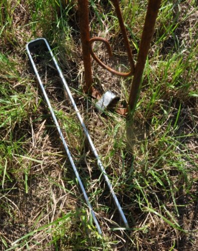 Rosenbogen aus Metall in 10mm Massiveisen! Breite: 200cm Rost / Roheisen - 5