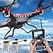 Produktbild JJRC® H8D 5.8G FPV 6 Achsen-Gyro RC Quadcopter Headless Modus One Key Return Drone mit 2.0MP Kamera, LCD FPV-Monitor, 33 x 33 x 11cm, Mit 2 Ersatz 500mAh battaries