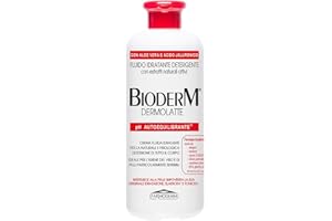 BIODERM BIODERMOCOSMETICI Bioderm Dermolatte Crema Corpo Idratante Con Aloe Vera E Acido Ialuronico - Idratante Delicato Per Anziani E Neonati - Per Pelle Secca, 500 Millilitro