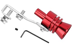 SUUONEE Fansport Turbo Whistle, Simulador de Válvulas Accesorios para Tubos de Escape de Coches Turbo Sound Whistle, rojo