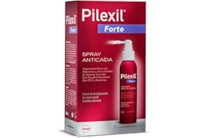 PILEXIL ANTICAIDA - Spray Forte 120 ml, Aplicación Tópica Anticaída, Alarga el Ciclo de Vida Capilar, Ideal Alopecia Androgenética, para Hombres y Mujeres