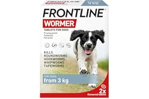 FRONTLINE WORMER - Worming Tablets for Dogs - 2 Tablets