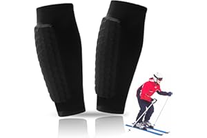 SHENGRUILI Schienbeinschoner Kinder Fussball,Stoßfest schienbeinschoner für Fußball,Schienbeinschoner Ski,Skiguard Socks Für Männer und Frauen, Wadenschutz für fußball, Basketball, Radfahren, Klettern