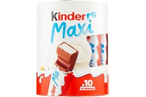 Kinder Maxi Barres Chocolatées 210 g 10 Pièces