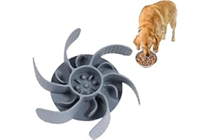 Helweet Powolny podajnik na miski dla psa, wkładka do miski dla psa, szara