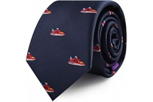 AUSCUFFLINKS Sports & Specialty Neckties | Ties for Men | Woven Skinny Neckties | Present for Work Colleague