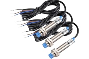 Heschen M12 Inductive Proximity Sensor Switch, Non-shield Type, LJ12A3-4-Z/BX, Detector 4mm, 10-30VDC 200mA, NPN Normally Open(NO), 3 Wire (3)