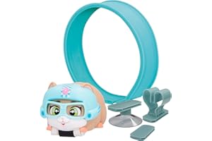 LOOPERS IMC Toys Hammies Brave, Hámster Vehículo Interactivo Coleccionable con Circuito que Corre Dentro y Fuera de su Rueda - Juguete y Juego para niños y niñas +3 Años