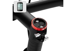 BIBERAXLE Fahrradhalterung für Garmin Edge Explore, leichte Aluminiumlegierung, Fahrrad-GPS-Computerhalterungen, kompatibel mit Bryton, Wahoo und Cateye, Rot