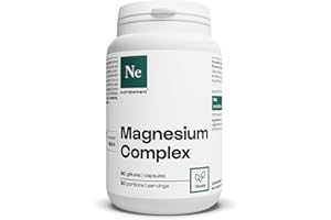 NUTRIMUSCLE Nutrielement - Magnesium Complex - 60 gélules - L-Pidolate + Citrate de magnésium + magnésium Bisclycinate - Complément alimentaire Fatigue, Système nerveux, Energie - Biodisponibilité élevée