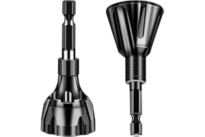 ROBLUX 2 Herramienta de Desbarbado de Chaflán Externo Deburring External Chamfer Tool de 3-20 mm y 5-25 mm Hexagonal Herramienta Chaflán de para Chaflanes Externos Tornillos Pernos y Tuberías