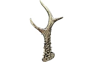 BRAZIL LEDERWAREN Lapel Pin Antlers Hexagonal for Hat or Lapel Perfect for Hunting Outfit Pin Button