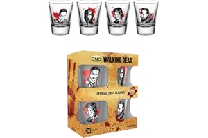GB eye Ltd, The Walking Dead, Nuevos Personajes, Pack de Vasos de chupito