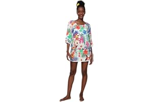 Desigual Bluzka Kobiety TOP SWIMWEAR MINOWA WOMAN DESIGUAL WHITE