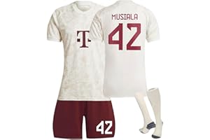 MOBILIA Trikot Fussball Jungen Kinder Fußballtrikot Fussball Jersey Football Trikots Kinder und Erwachsene Trainingsanzug Tshirt, Shorts und Socken Fußballtrikot für Kinder