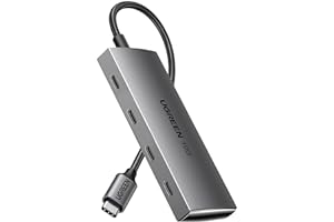 UGREEN 10Gbps Hub USB C vers 4 USB C 3.2 Gen2 Adaptateur Multiport Coque en Aluminium Compatible avec MacBook iPad Air Pro Mac Mini M4 iMac Surface iPhone 17 Pro Max Air Galaxy S25 S24 Ultra