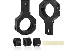 Chelhead Led Light Bar Mounting Brackets Suitable for 1” to 2” Round Tube Rotatable Aluminum Motorbike Bracket Adjustable Roll Bar Light Mount Compatible with ATV UTV Motorcycle(2 Pack)