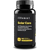 Solar Care - Polypodium Leucotomos, Green Tea and Beta-Carotene - 90 | with Lutein, Lycopene, Selenium and Vitamins - Prepare