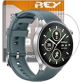 REY 6X Protector de Pantalla para ONEPLUS Watch 2 - Watch 2R, (Pack 6)