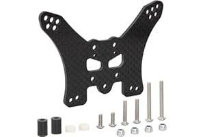 HobbyMarking Carbon Fiber Rear Damper Stay for Tamiya TT-02B Chassis 1/10 RC Cars Upgrades Accessories #54557