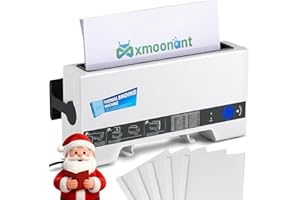 Mxmoonant TH-36 - Encuadernadora térmica, máx. 200 hojas, fácil de usar, compacta, A5/A4, con 5 tapas