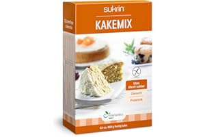 ‎SUKRIN Sukrin Sugar and Gluten-Free Free-From Cake Mix; Low Calorie, Low Carb, Low Fat Deliciously sweet! (270g)