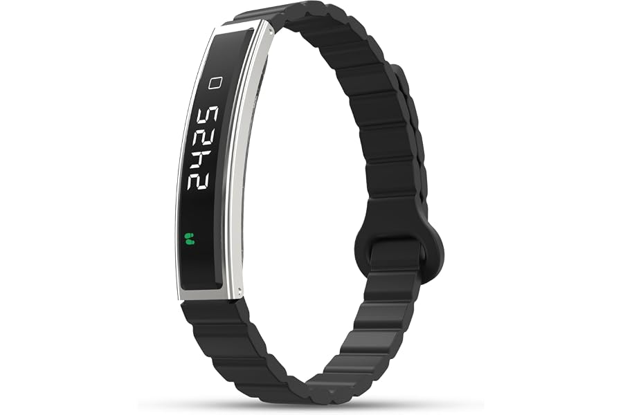 Pebble Newly Launched Arq Smart Bracelet – Digital Display | Heart Rate & SpO2 Monitoring | Sleep Tracker | Sports Modes | Magnetic Strap | Premium Bu