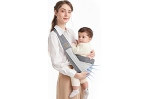 Tragetuch Baby, Mumgaroo Babytrage Neugeborene ab Geburt, On the Go Multifunktionale, für Babys von 0 bis 36 Monaten, Kleinkinder bis 15kg
