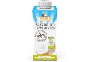 DR. GOERG Kokosmilch, 200 ml, Bio, Standard, einzigartig