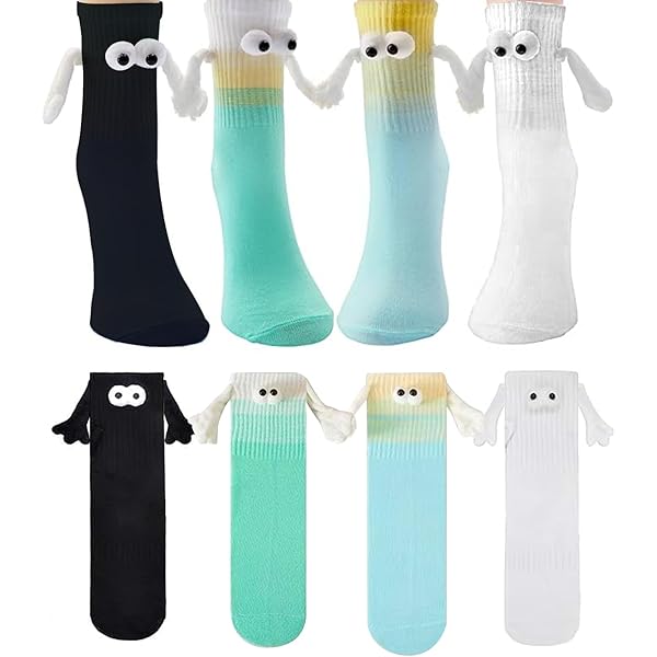 Calzini Magnetici Con Mani - 2 Paia Divertenti Per Coppie, Regalo Originale Per Amici E Partner - Foto 2