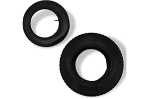 MxMan Pneu de brouette 35,6 cm 3,50-8 – Roue de brouette, pneu de rechange robuste et chambre à air pour diable, brouette et camion avec grande capacité de charge (35,6 cm)