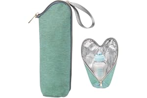 DWFEYOI 1 Stück Flaschen Isolierbeutel,Baby Flaschentasche,Isoliertasche Für Babyflasche,Flaschen Thermotaschen,Baby Milchflaschen Wärmer,Tragbare flaschentasche,Für Kinderwagenreisen Im Freien