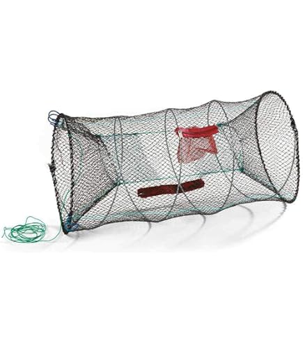 Filet de Pêche Nasse Piège (96 Cm de diamètre pour la Pêche des