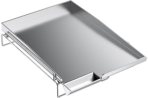 onlyfire Plancha Universal de Acero Inoxidable para Quemador Lateral, para Casi Todas Las Parrillas de Gas