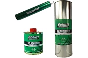 ‎KOMBIANGEBOT Kombiangebot Schütt Rubber Adhesive 250 ml Brush Can and 1000 ml Refill Box Imperial Ball Tube Ball Storage Pressure Roller Table Tennis TT Special
