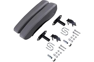 AOMIKITSTU Universal Armlehne, Autositz Armlehne 1 Paar, 37.5×6.5×9cm Universal Sitz Armlehne, Verstellbare Sitzarmlehne für Reisemobilausbauten, Wohnmobilausbau, Lkw-Umbauten