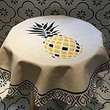 tischdecke rund weinrot HÖHE QUALITÄT: Tischdecken aus glattem und mattem Stoff, deshalb sehen sie in den Räumen mit schwachem und starkem Licht sehr gut aus. Tischdecken behalten ihre Farbtiefe für lange Zeit - selbst nach etwa einem Dutzend Wäschen. Stoff resistent gegen starke Falten.