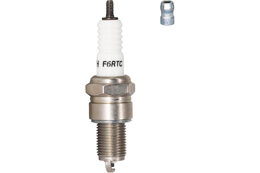 TORCH F6RTC Spark Plug Replace for NGK BPR6ES, Bosch WR6DC WR7DC, Champion RN9YC RN10YC, Denso W20EPR-U, MTD 951-10292/751-10292, OEM