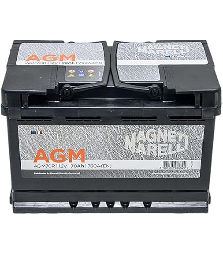 La Casa della Batteria Batteria Auto AAA Batteria 12v Batteria Auto 70Ah 760A Start&Stop AFB L3 TR760 DX 27.8×17.5×19 cm Senza Manutenzione Pronta all'Uso Made in Italy