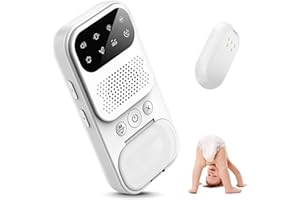 JAOGAUS Allarme Enuresi Notturna, Sensore Wireless per Bagnare il Letto con Luce Notturna, Suoni e Vibrazione, Allarme Pipì per Neonati e Bambini