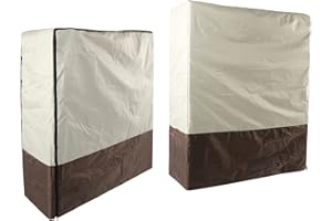 GUGXIOM Cubierta De Almacenamiento De Cama Plegable Universal, Cubierta De Polvo De Cama Plegable Portátil 210D Tela Oxford Cubierta Protectora De Cama Plegable Impermeable (Los 85 * 33 * 107cm)