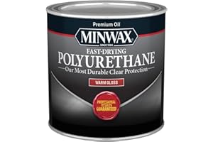Minwax 230004444 Brillo de poliuretano secado rápido, 1/2 litro.