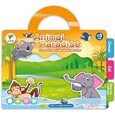Lino Tekrar Tekrar Kullanılabilen Sticker Animal Paradise