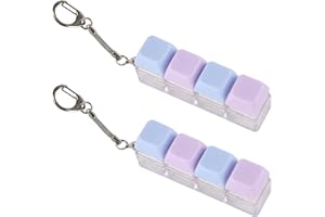 SSKHE Porte-clés à décompression Pratiques et durables à Double Emballage pour soulager Le Stress et décorer