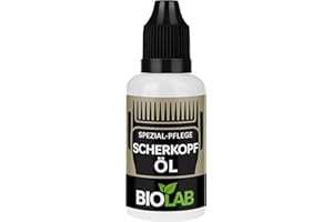 BIOLAB Olej do golenia, maszynki do strzyżenia włosów i maszynki do strzyżenia włosów, olej do maszynki do strzyżenia włosów (30 ml)