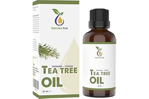 NATURA PUR Olejek z Drzewa Herbacianego 30ml - 100% organiczny olejek eteryczny z Australii, wegański - Olejek do dyfuzora