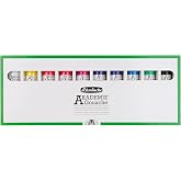 Schmincke - Akademie guaj, 10 x 60 ml t&uuml;p, 72 210 097, 10 t&uuml;p ince guaj karton set, kapatıcı, mat ve g&uuml;&ccedil;l&uuml; renk tonları, y&uuml;ks