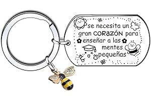YUANSI Regalo Profesor Llavero Profesor Regalo Profesor Graduado Regalos Cumpleaños Profesor Regalos Aniversario Profesor Regalo Maestro Agradecido Regalo de la Graduación Jubilación